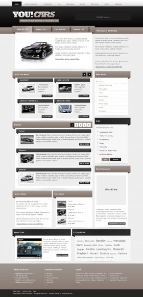 YouCars - Jooomla Car Show Template