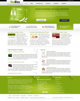 YouBizz-  Designer WordPress Portfolio Theme