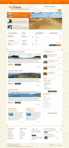 YouTravel - Joomla Travel Template