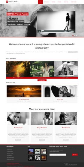 Photolicious - Joomla Photo Studio Template
