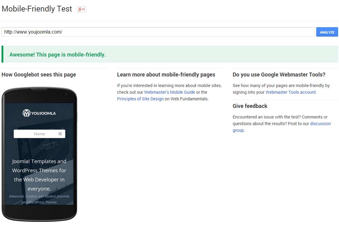 Is your Joomla website ready for Google Mobile Friendly update?