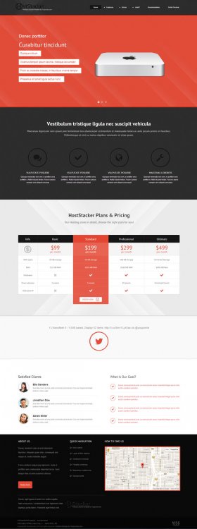 Hoststacker - Hosting Joomla Template
