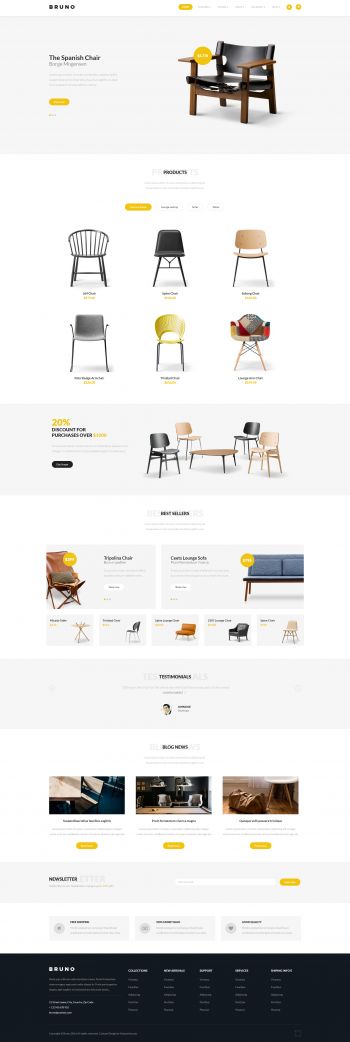Bruno - Joomla Shop Template