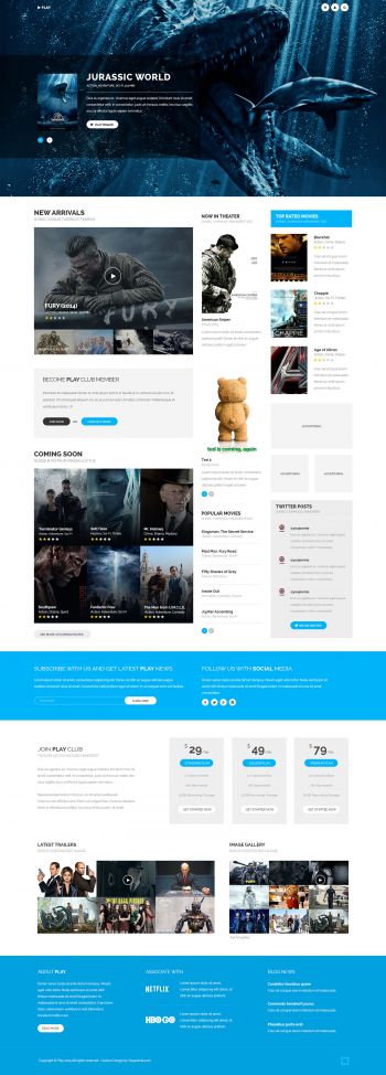 Play - Movies Joomla Template